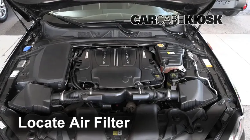 2015 Jaguar XF Sport 3.0L V6 Supercharged Filtro de aire (motor)